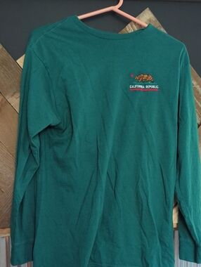 California Republic Green Long Sleeve Tee